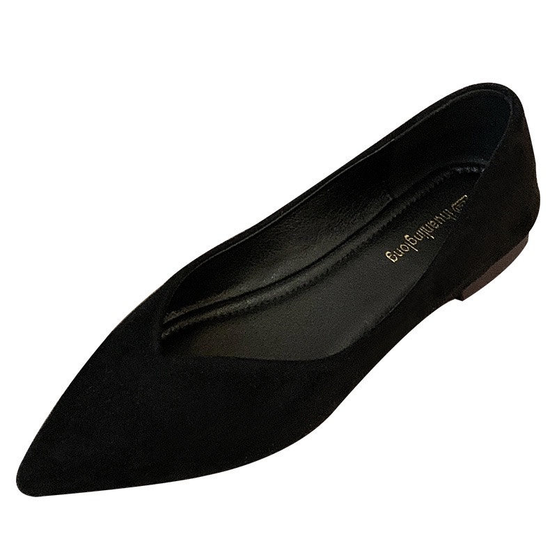 Giày búp bê nữ trơn da mềm mã B5