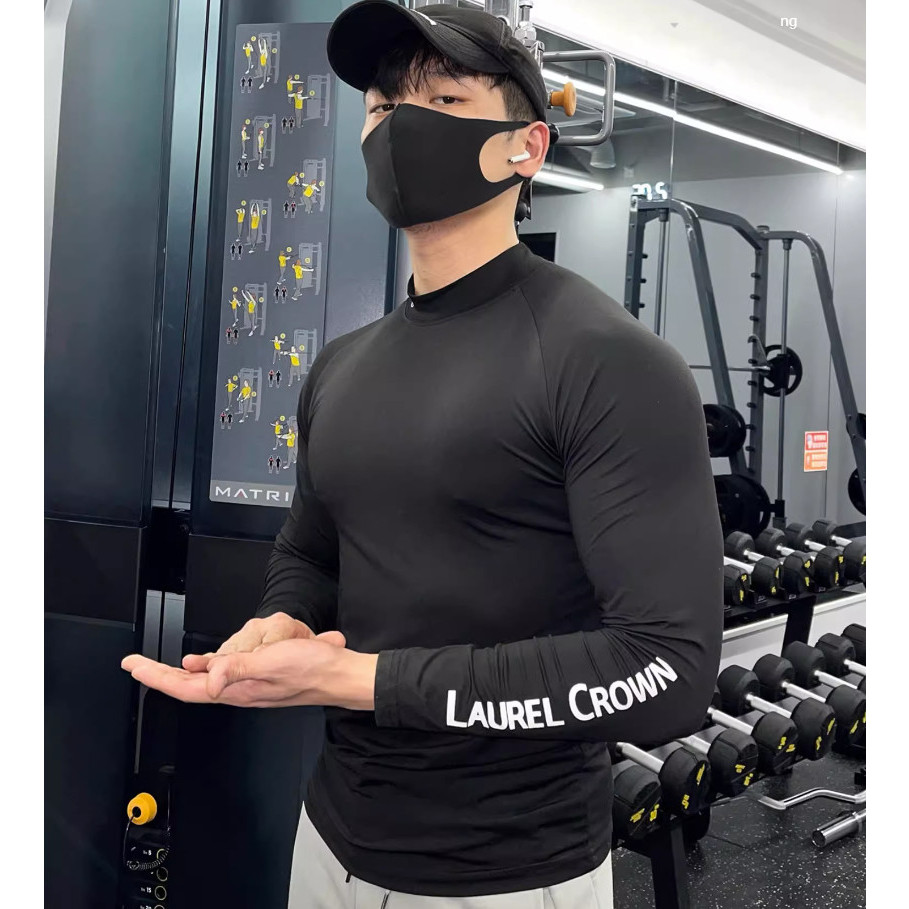 Áo Giữ Nhiệt Cỏ Cao Tròn Bo Bó Sát Body Phong Cách Thể Thao Tập Gym Sành Điệu, Chất Liệu Cotton Thun Lạnh Thoáng Khí