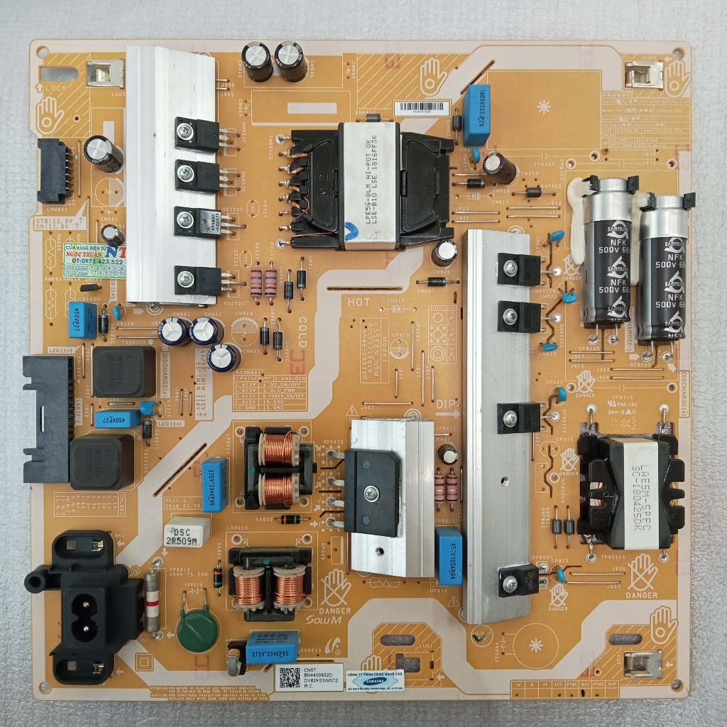 Bo nguồn Tivi SAMSUNG 55RU7100, 55NU7100, 65RU7100, 65NU7100 - HÀNG NGUYÊN ZIN CHÍNH HÃNG
