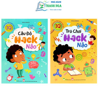 Sách - câu đố & trò chơi hack não - khám phá tiềm năng con trẻ - phát triển iq
