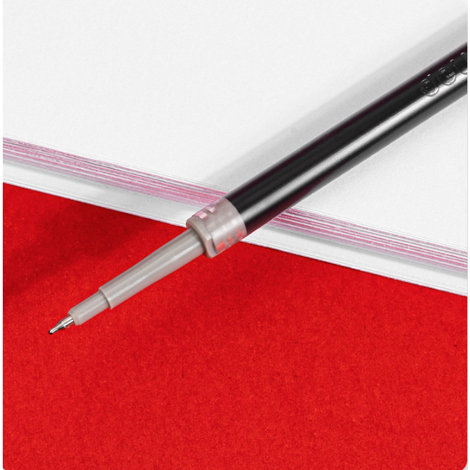 Ruột bút gel Deli V77 đầu ST ngòi 0,5mm