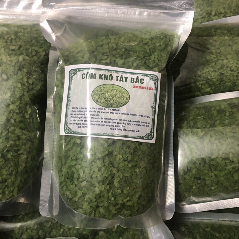 1kg Cốm xanh khô nấu chè thơm ngon loại 1