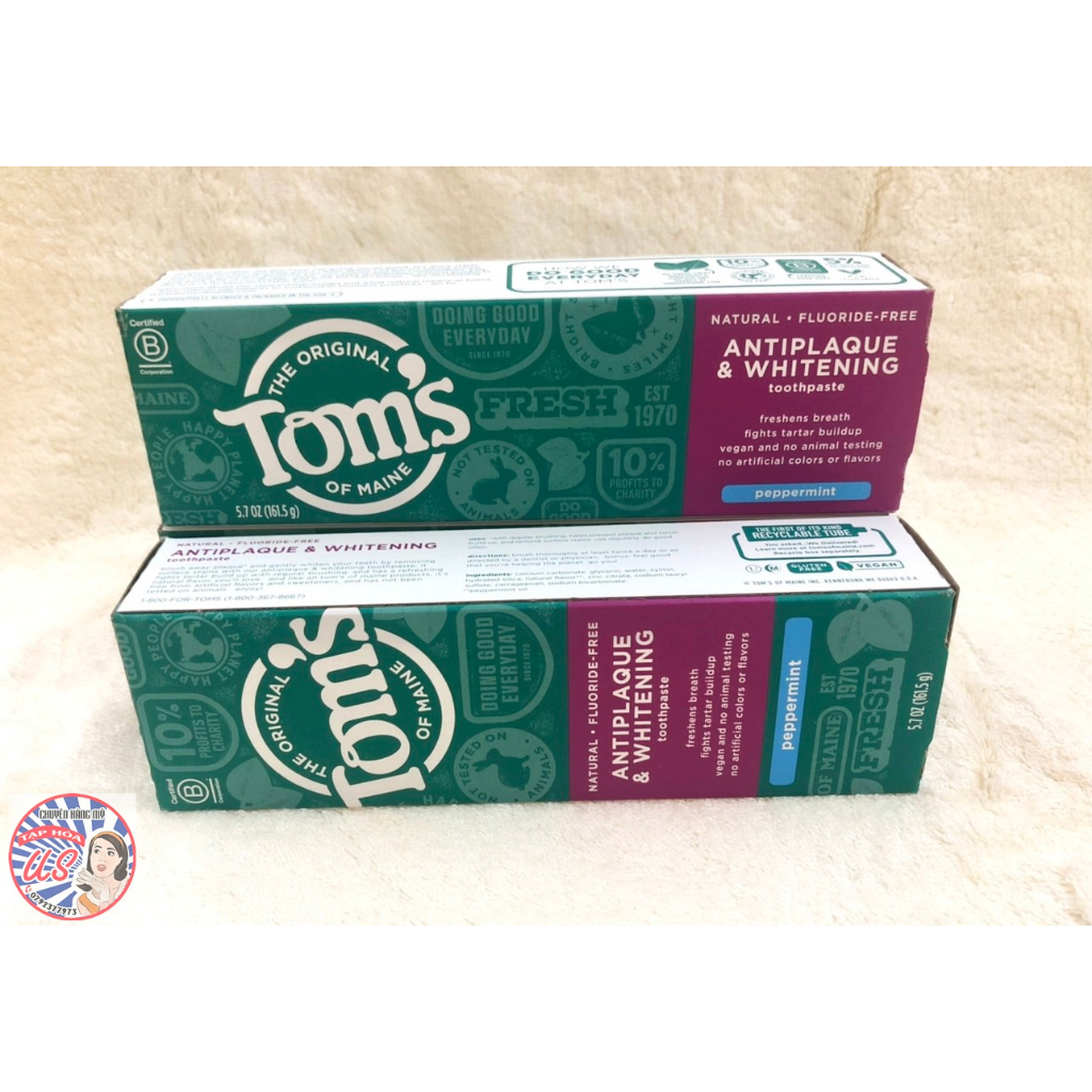 Kem đánh răng hữu cơ Tom’s Of Maine 161,5g