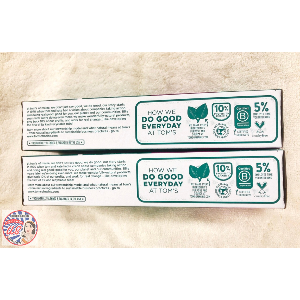 Kem đánh răng hữu cơ Tom’s Of Maine 161,5g