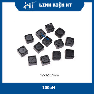 Cuộn cảm dán 100uh cdrh127 101 3a 12x12x7mm chât lượng tốt - linh kiện ht