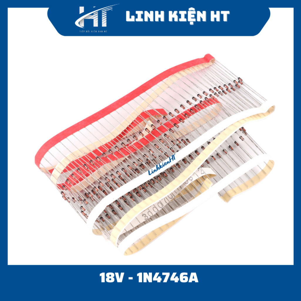 Diode zener 1W 18V 1N4746A (10c) chất lượng tốt - Linh kiện HT