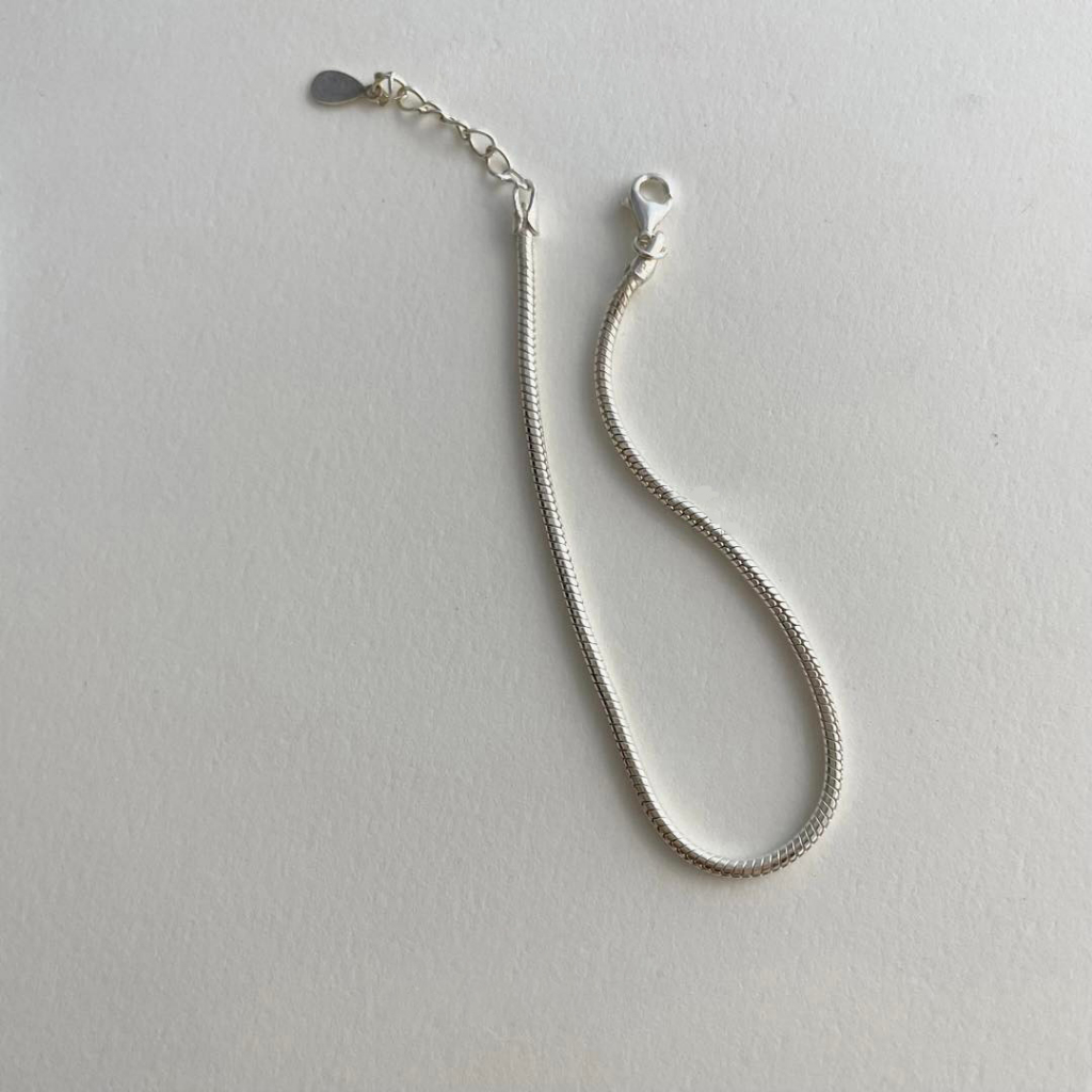 Vòng tay đôi dây Pan chất liệu bạc 925, vòng tay bạc nam nữ Devan Silver