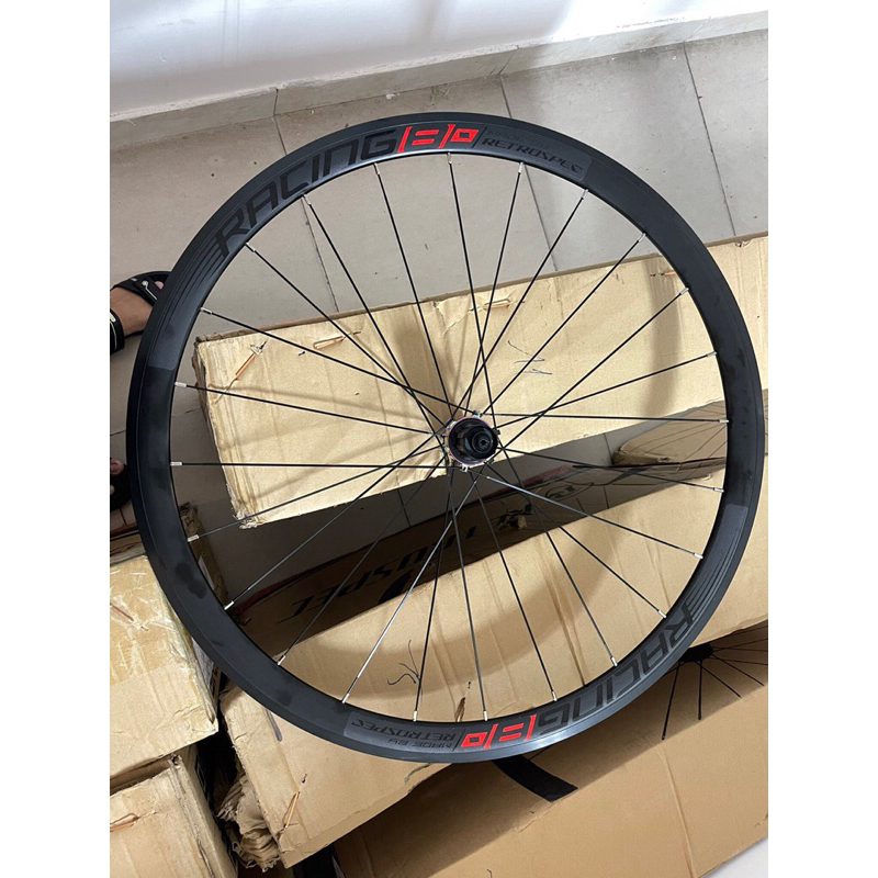 Bộ vành nhôm xe đạp road RETROSPEC RACING 700Cx36mm - Hub Carbon