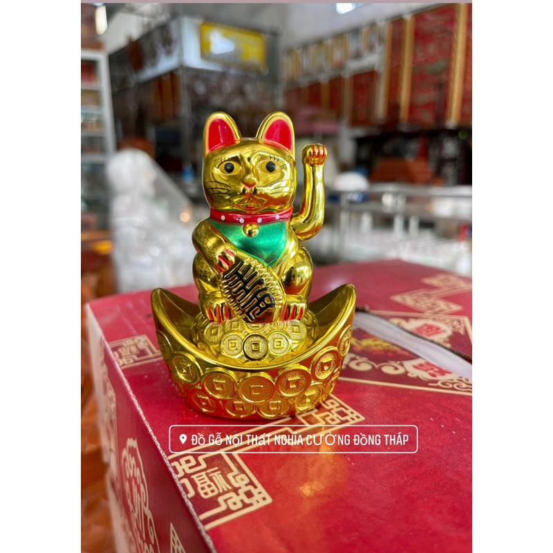 Mèo Thần Tài - Mèo Ngoắt Sử Dụng Năng Lượng Mặt Trời 🔥 FREESHIP 🔥 Màu đẹp