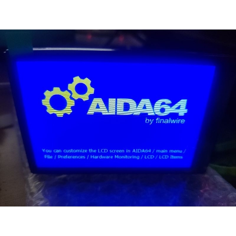Màn hình 3.5 inch AX206 hiển thị thông số máy tính Aida64 - Chỉ cần kết ...