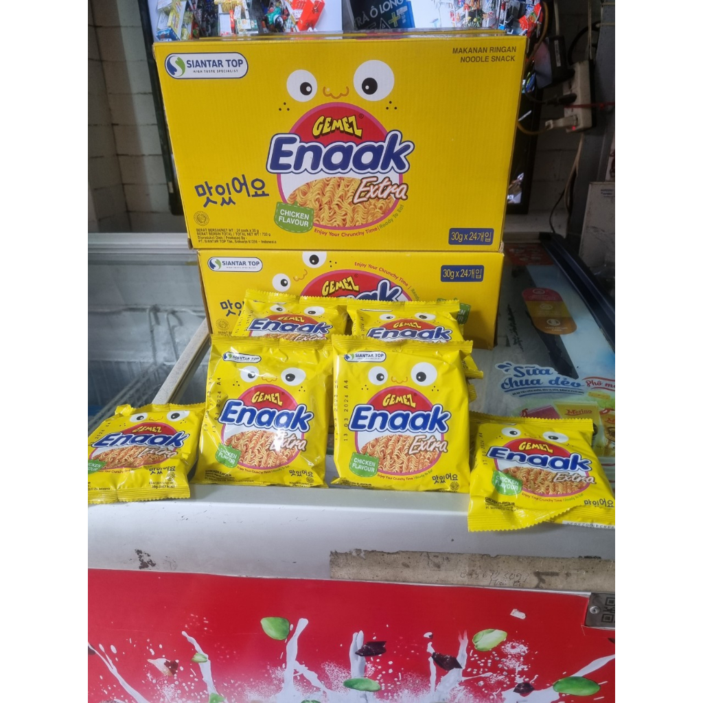 [Combo 3 gói] Mì trẻ em Enaak ăn liền của Idonesia 90g/3 gói.HSD:T4/2024.Mỗi khách hàng chỉ được mua tối đa 2 combo