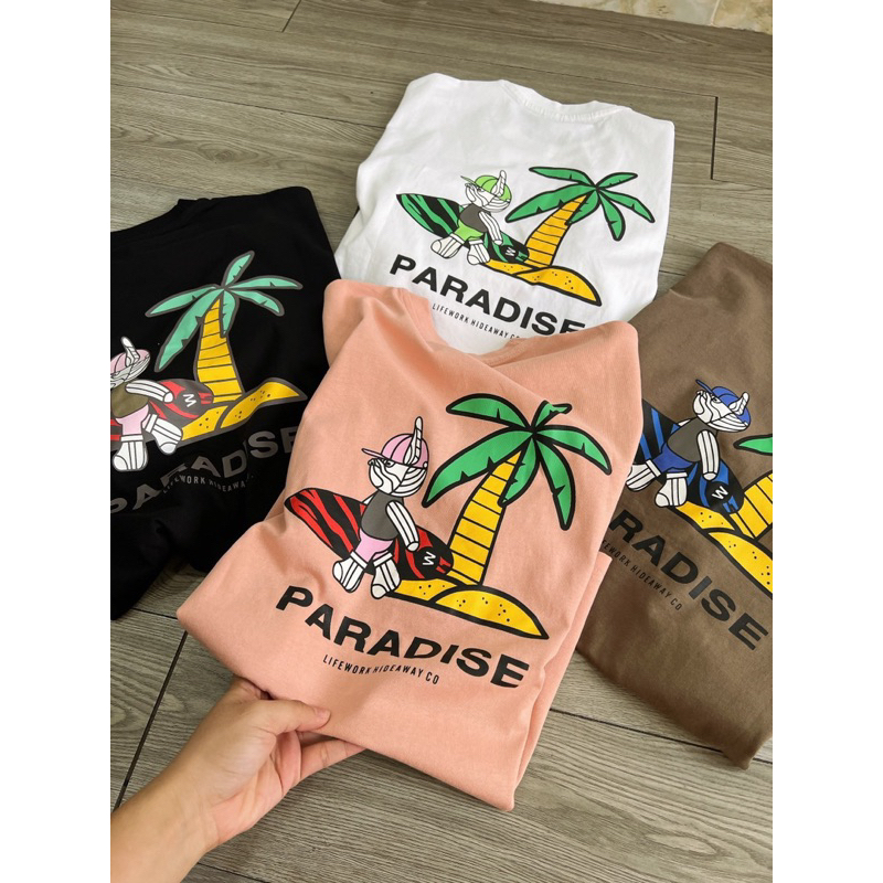 Áo thun Life. work unisex nam nữ