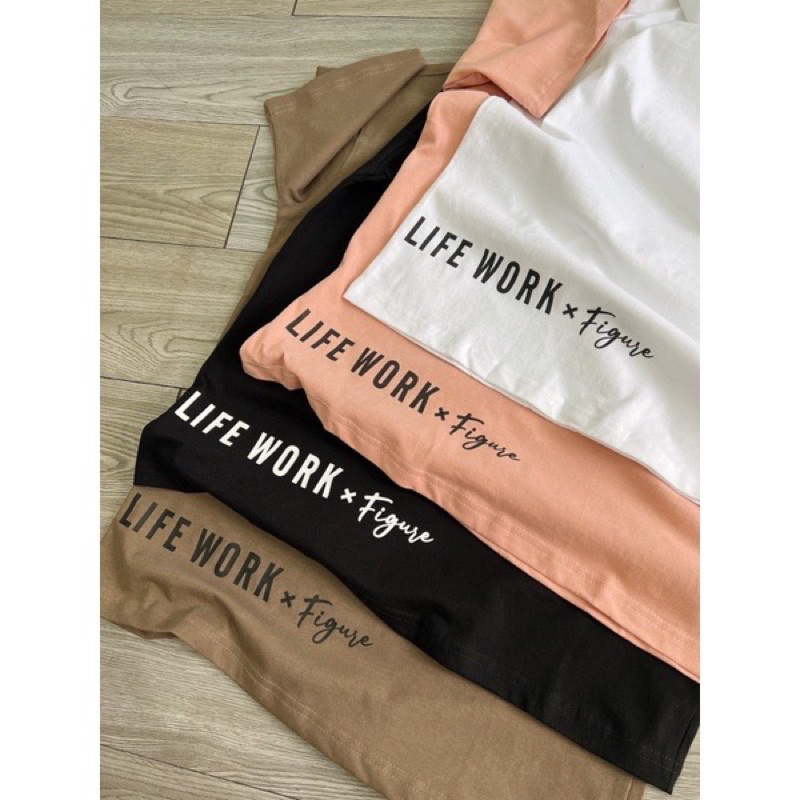 Áo thun Life. work unisex nam nữ