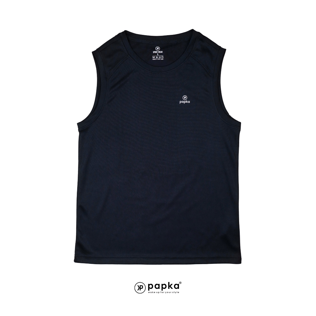 Áo thun nam sát nách thể thao Papka