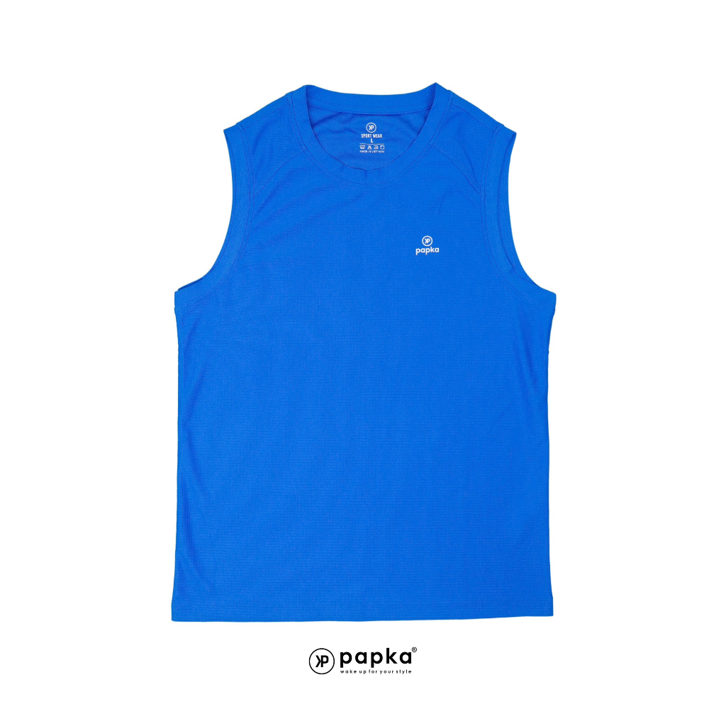 Áo thun nam sát nách thể thao Papka