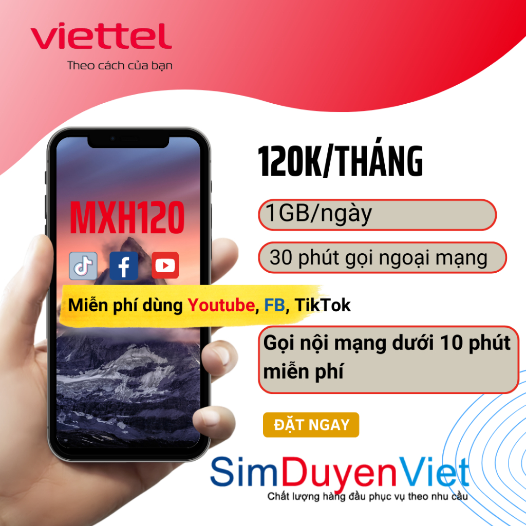 sim nghe gọi - 4G Viettel Tomato giá rẻ