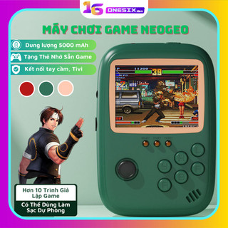 Máy chơi game g7 pro kiêm sạc dự phòng 5000 mah - tặng thẻ nhớ 16gb, giả lập gba, gbc, md, neogeo