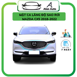 Mặt ca lăng độ xe Mazda Cx5 2018- 2022, Mẫu ca lăng nhựa hạt sao rơi. nhựa ABS cao cấp
