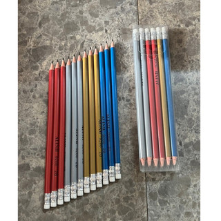 [Giá Sỉ] Búi chì gỗ 2B Alinh (Hộp mica 12 chiếc)