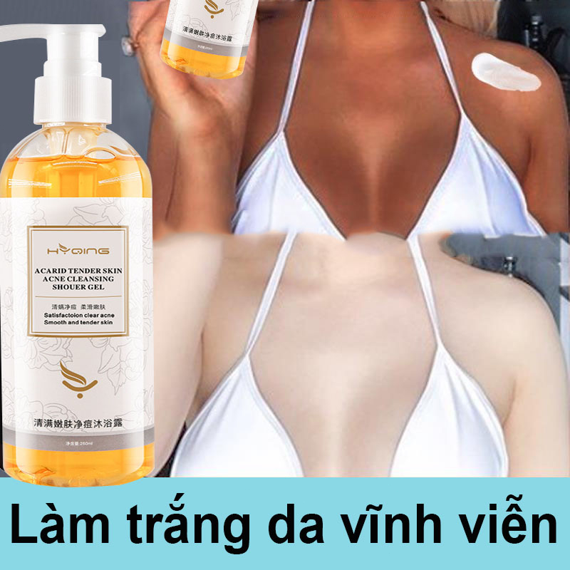 Sữa tắm làm trắng 260ml Tẩy tế bào chết nhanh chóng làm trắng vĩnh viễn dưỡng ẩm làm sáng màu da chăm sóc cơ thể