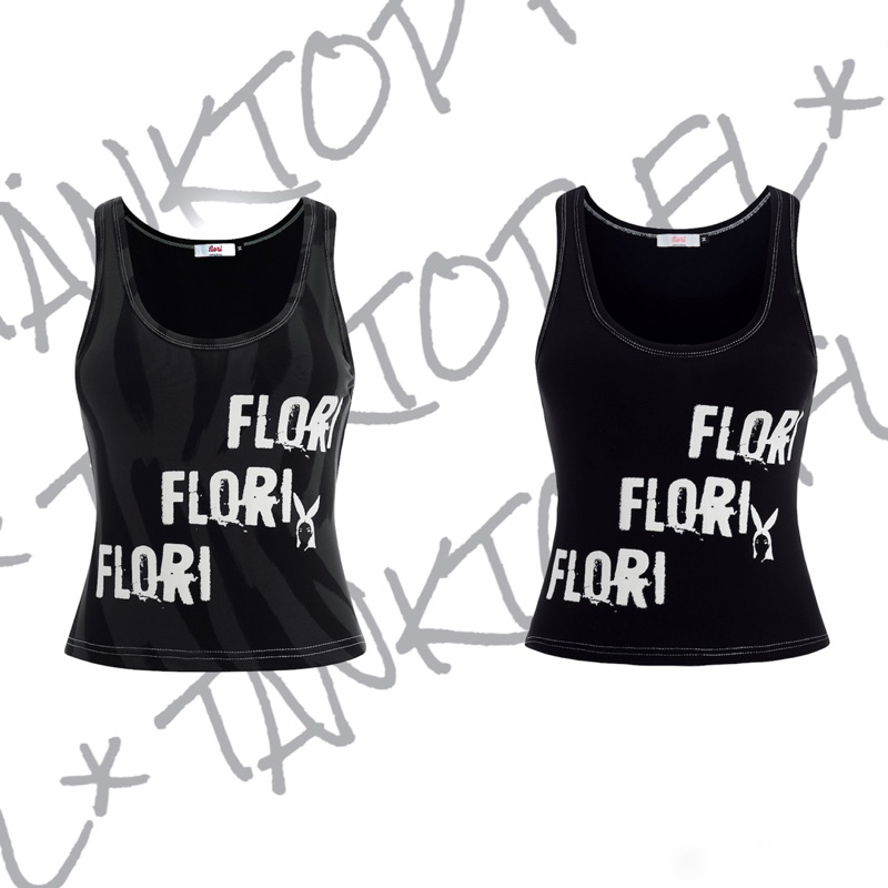 Áo thun 3 lỗ 𝐅𝐋𝐎𝐑𝐈* 𝐓𝐀𝐍𝐊𝐓𝐎𝐏