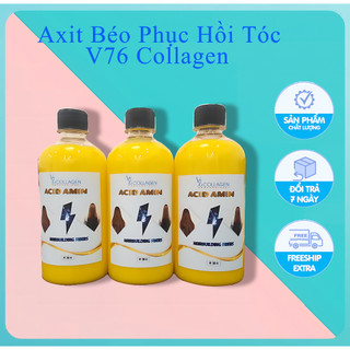 Axit béo phục hồi tóc - ph keratin v76 collagen italy 500ml dạng lỏng.