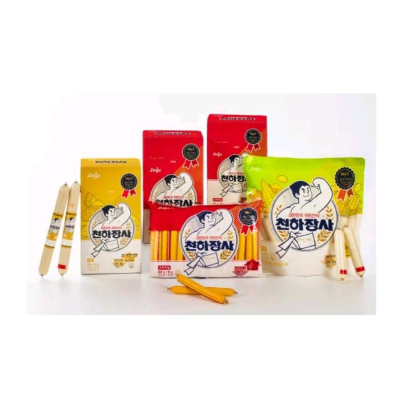 Xúc xích Jinju nhập khẩu hàn quốc túi 84g và 280g