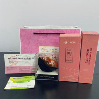 Combo Chăm Sóc Da Cơ Bản LACO (Máy Rửa Mặt Laco Luxury + Sữa Rửa Mặt Marosa + Toner DNA) | Linh Spa