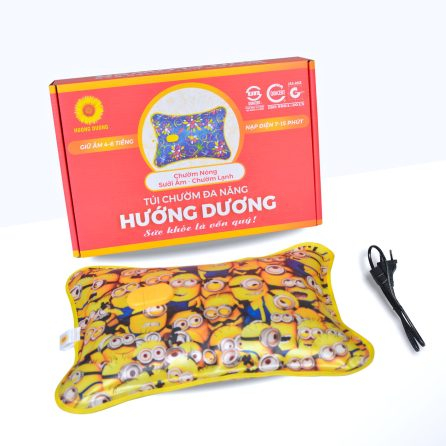Túi chườm nóng hướng dương, túi chườm lạnh, gối chườm đa năng HƯỚNG DƯƠNG.