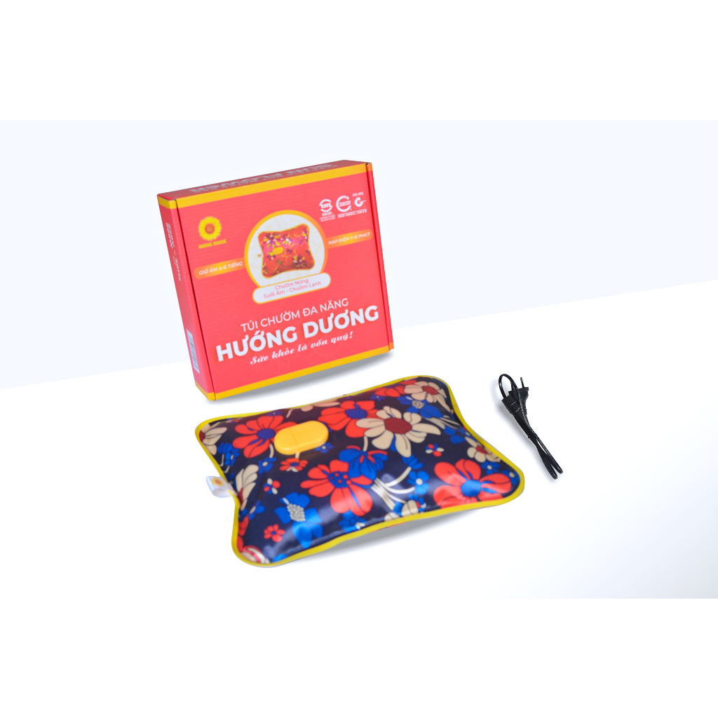 Túi chườm nóng hướng dương, túi chườm lạnh, gối chườm đa năng HƯỚNG DƯƠNG.