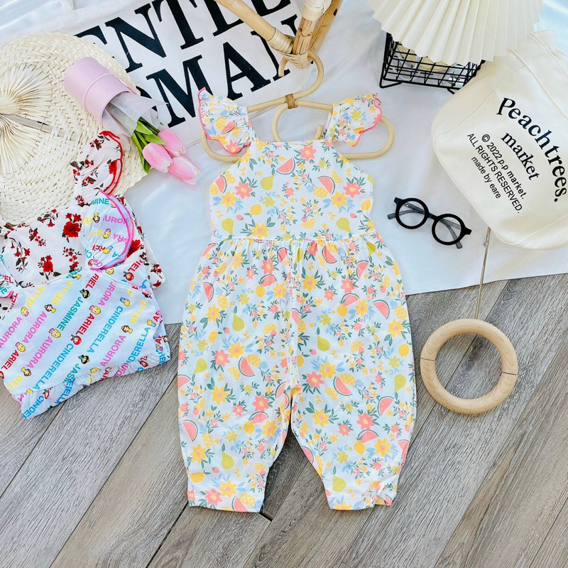 Bộ jum liền quần cho bé gái 8-25kg