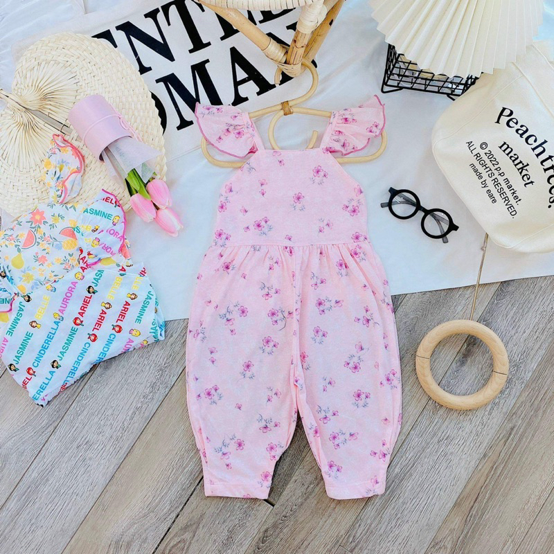 Bộ jum liền quần cho bé gái 8-25kg