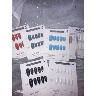 Nailbox sơn gel trơn 10 móng theo size