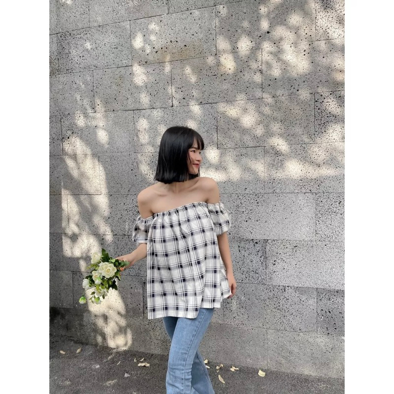 áo trễ vai, áo bánh bèo, thanh lý áo