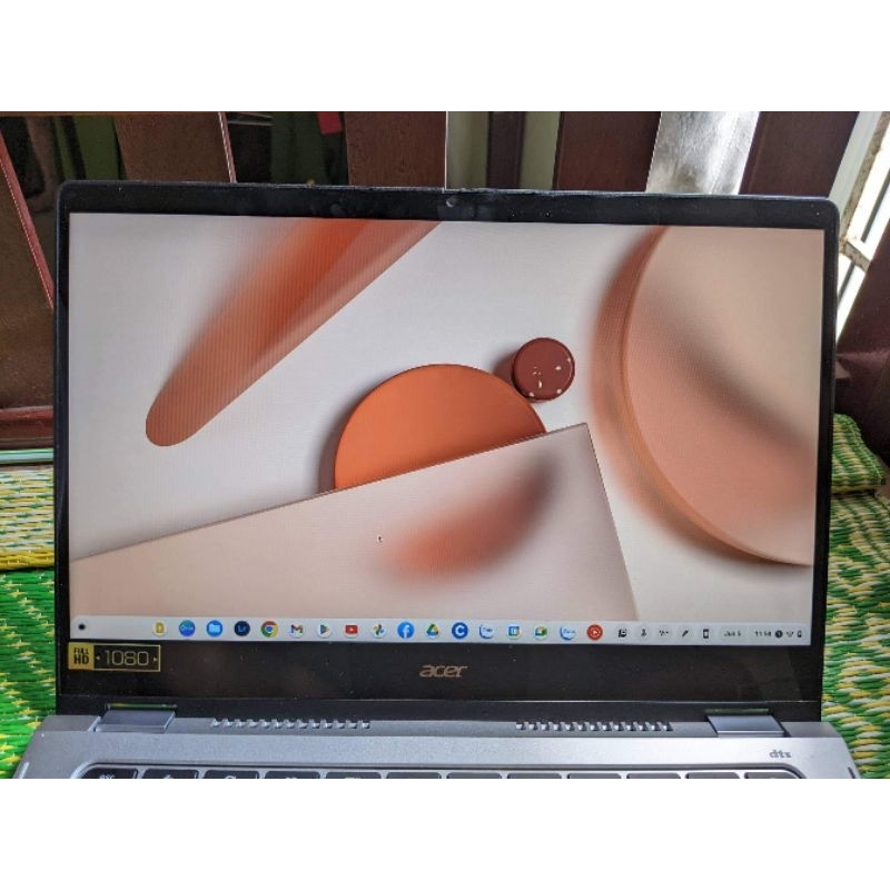 laptop giá rẻ chromebook spin 514 của ACER 99% cảm ứng 360 độ 8gb ram 128gb