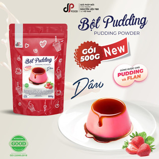 Bột pudding dâu 500g dpfood