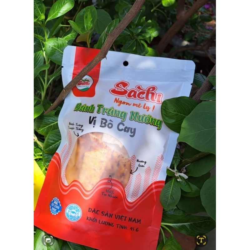 Bánh tráng nướng Sachi vị bò cay