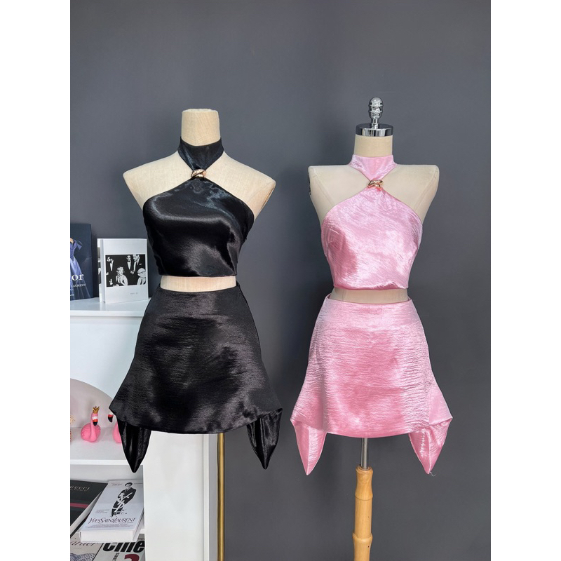 👚 SET YẾM LOGO + CHÂN VÁY