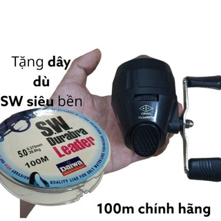 Máy câu cá bắt cá bl10s + tặng 1 cuộn dây dù SW siêu bền 100m chính hãng