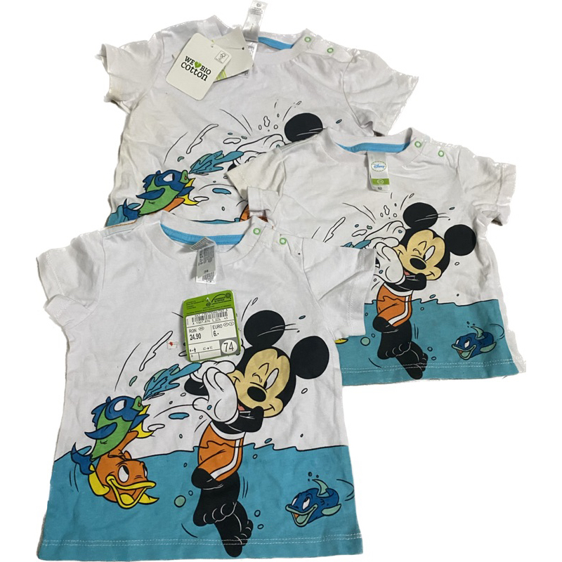 áo in bé unisex rất dễ thương,lỗi dơ tồn kho,size là theo chieu cao của bé