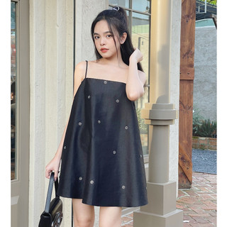 WHITELAZZ | Đầm hai dây đính đá thủ công - Nicole Shining Dress