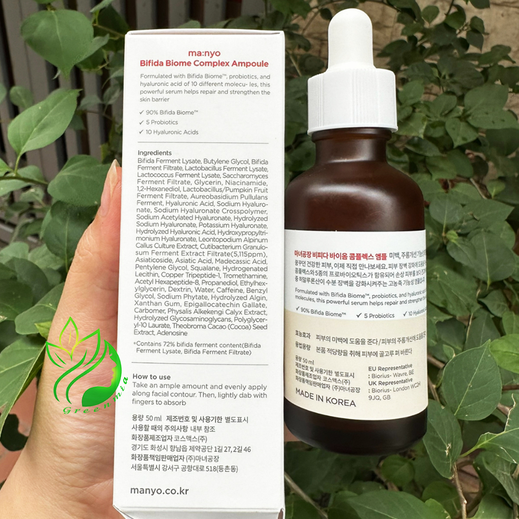 Serum Phục Hồi Da Chống Lão Hóa Manyo Ma:nyo Bifida Biome Complex Ampoule 50ml