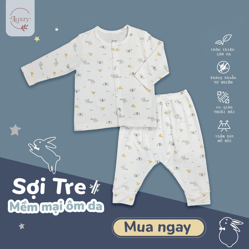 BST Dài Cài Thẳng Hoạ Tiết Luxry