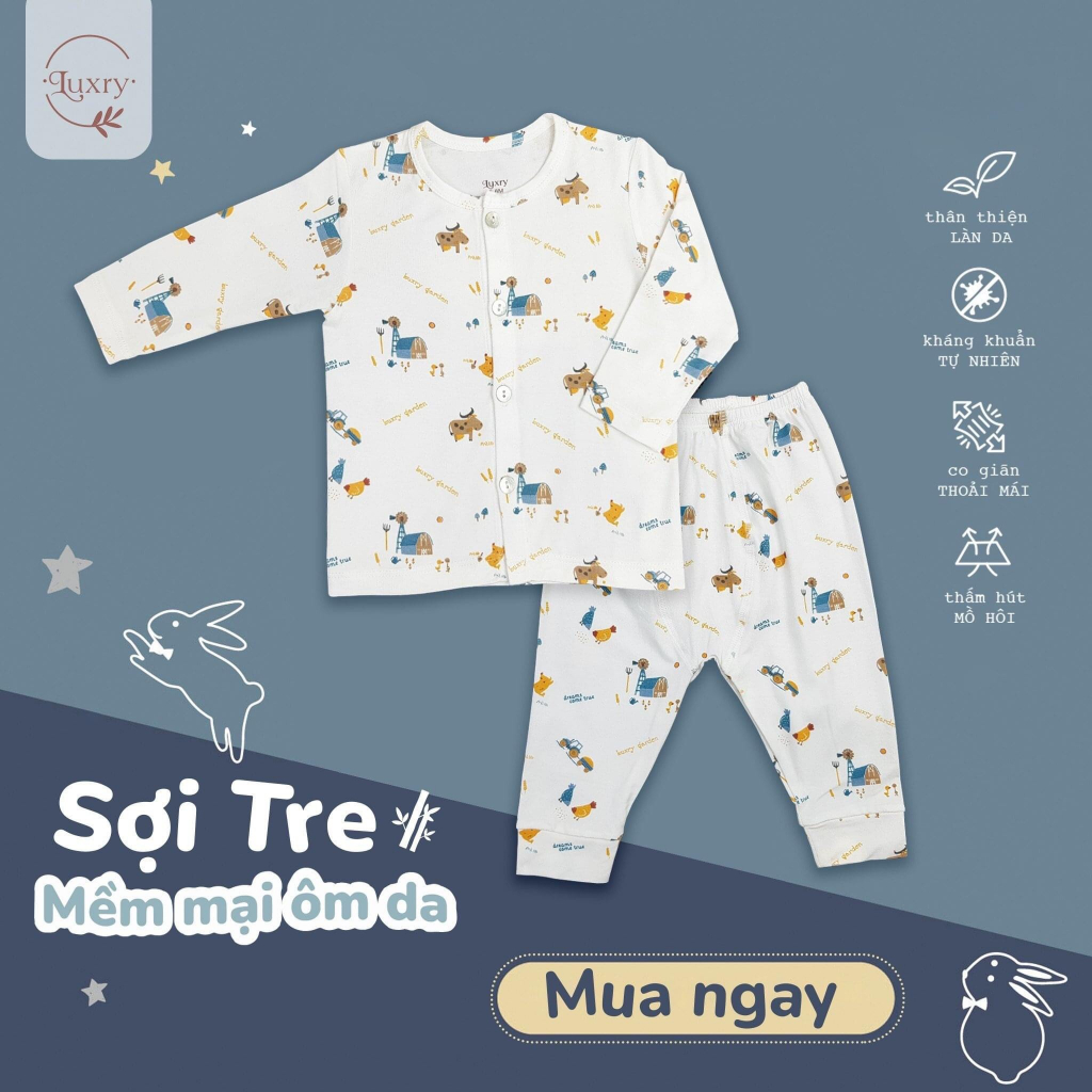BST Dài Cài Thẳng Hoạ Tiết Luxry