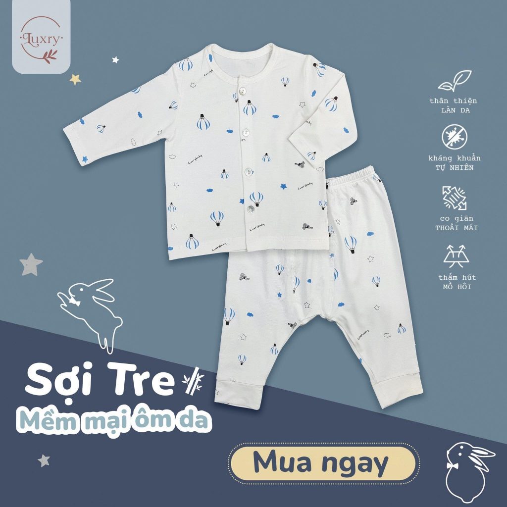 BST Dài Cài Thẳng Hoạ Tiết Luxry