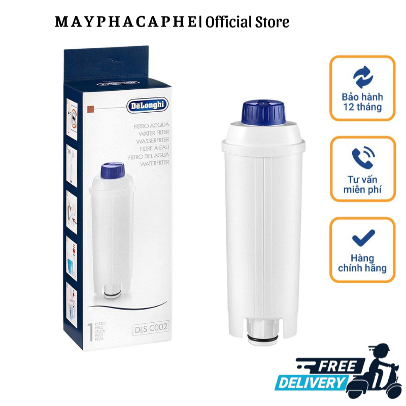 Lõi Lọc Nước DeLonghi  DLS C002 Dùng Cho Máy Pha Cà Phê Tự Động, Hàng Chính Hãng