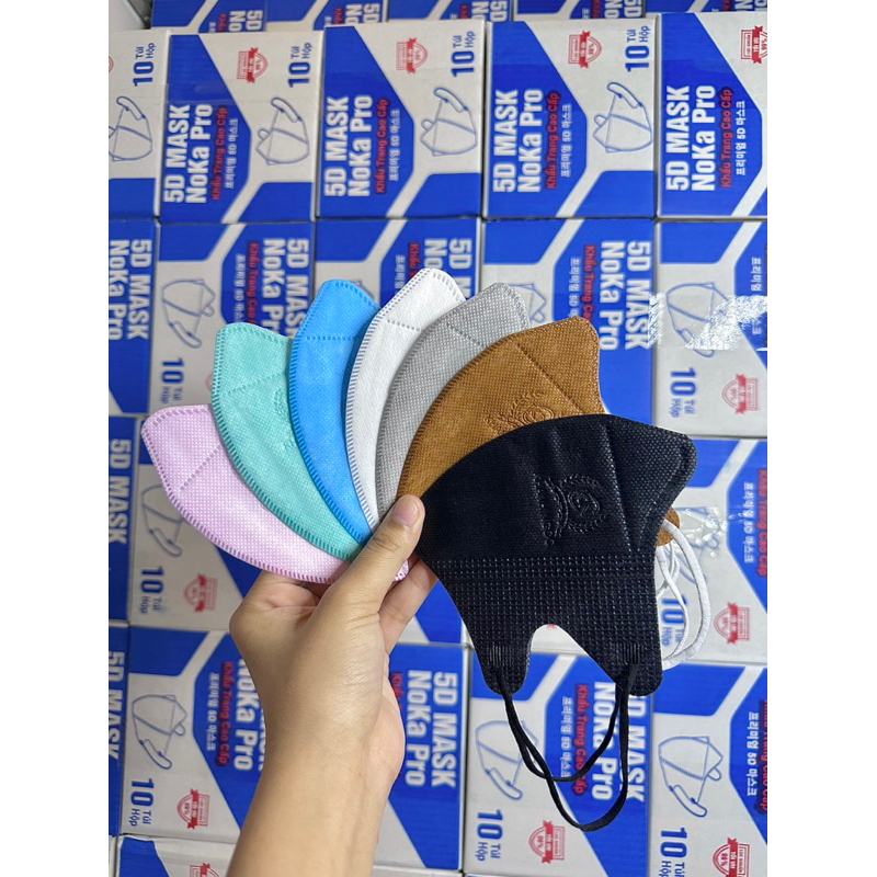 Khẩu Trang 5D Giấy Kháng Khuẩn NoKa