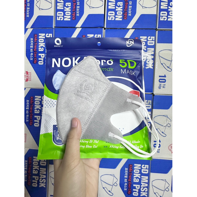 Khẩu Trang 5D Giấy Kháng Khuẩn NoKa
