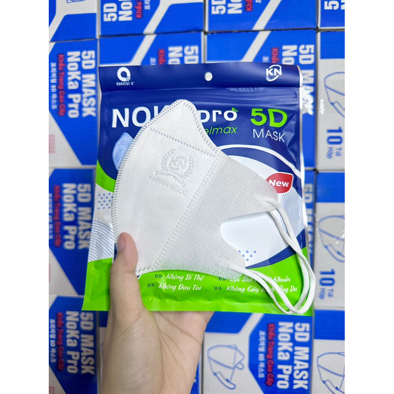 Khẩu Trang 5D Giấy Kháng Khuẩn NoKa