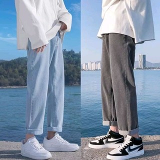 Quần jean nam baggy ống rộng suông quần bò nam đẹp